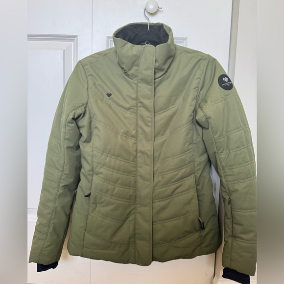 Obermeyer Tuscany II Insulated Jacket Olive Size 4 - Picture 3 of 14